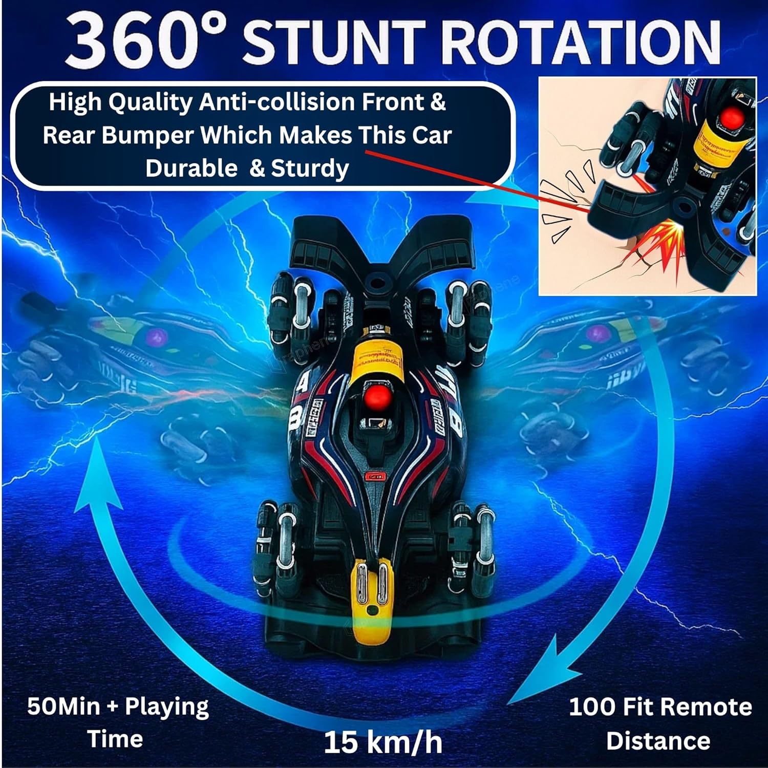 RC 4x4 Formula F1 Drift Smoke Car Toy