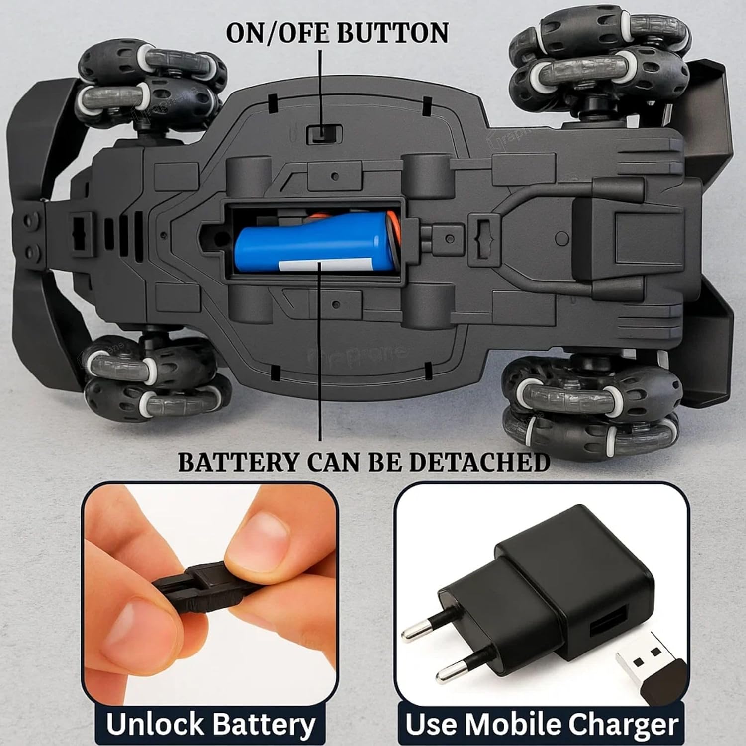 RC 4x4 Formula F1 Drift Smoke Car Toy