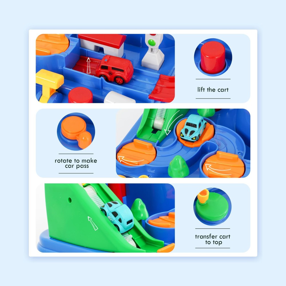 KidzKorner Adventure Car Race Track Toy