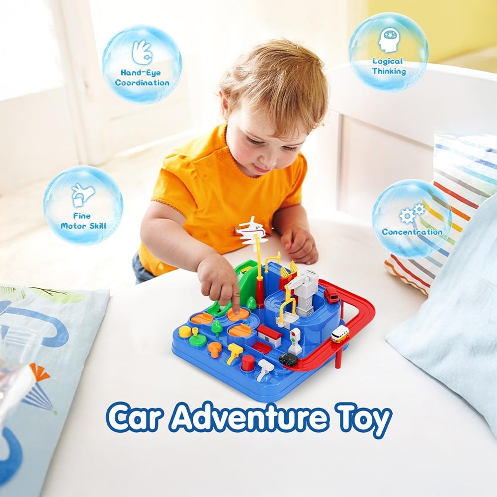 KidzKorner Adventure Car Race Track Toy