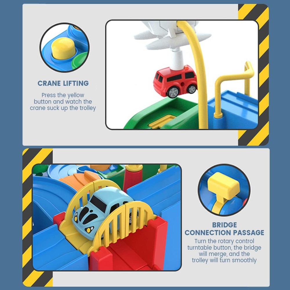 KidzKorner Adventure Car Race Track Toy