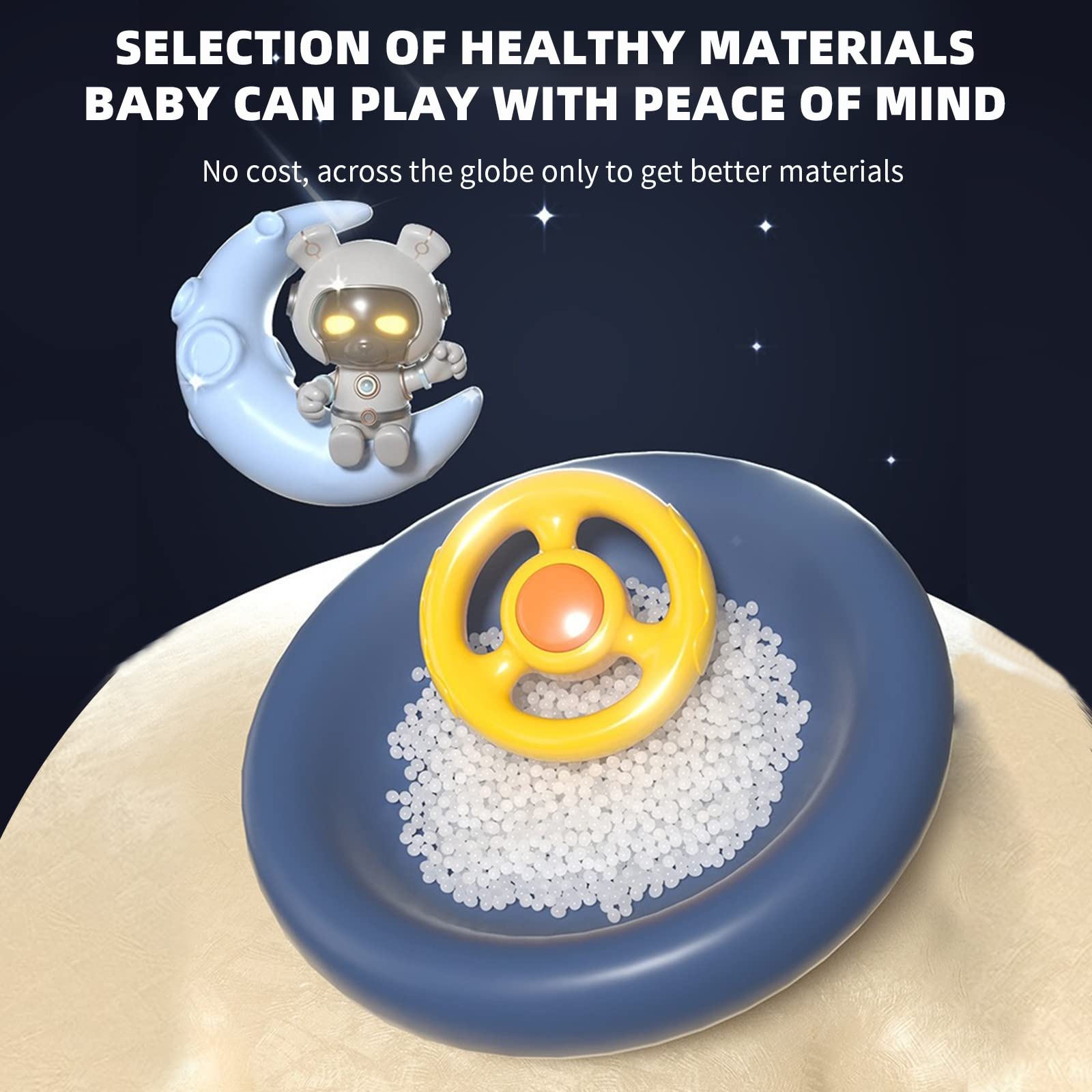 Steering Wheel Game, Steering Wheel Toy, Musical Steering Wheel Car Games, Toddler Driving Racing Car Game with Sound, Electric Sound Racer Steering Wheel Game Simulator Birthday Gifts for Kids